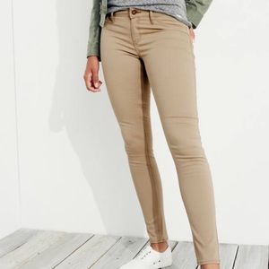 hollister khaki pants womens